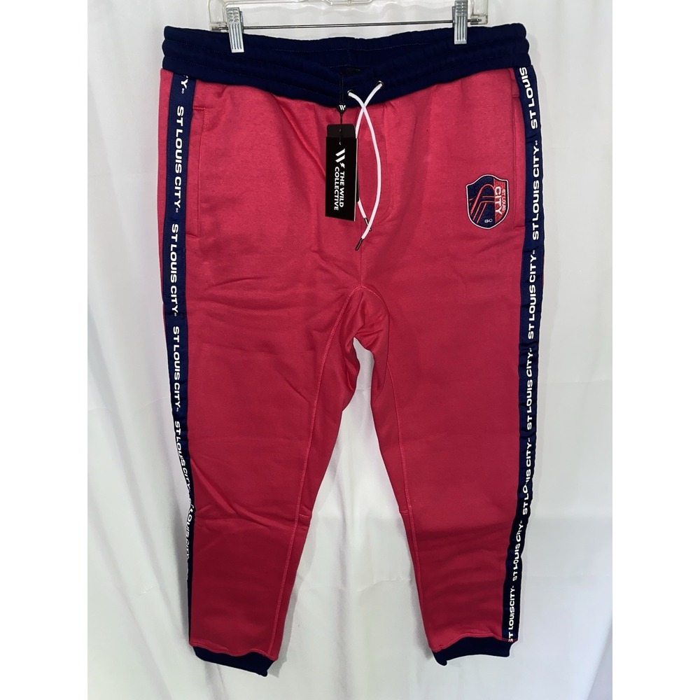 NWT St Louis City SC MLS Soccer The Wild Collective Jogger Pants XL